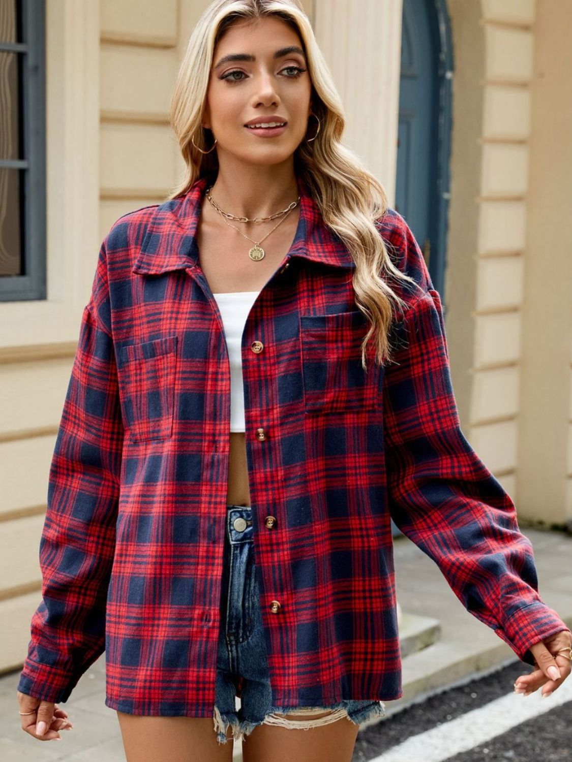 Oakley | Chemise à carreaux à manches longues pour femme
