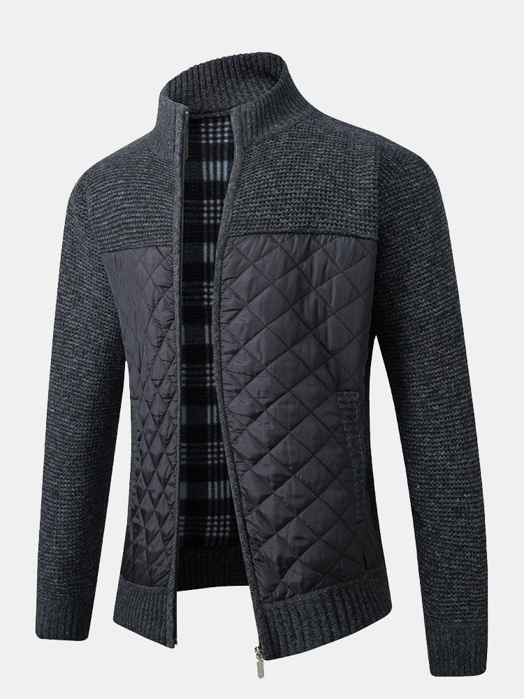 Aries | Veste Matelassée Homme avec Col Montant et Poches Latérales