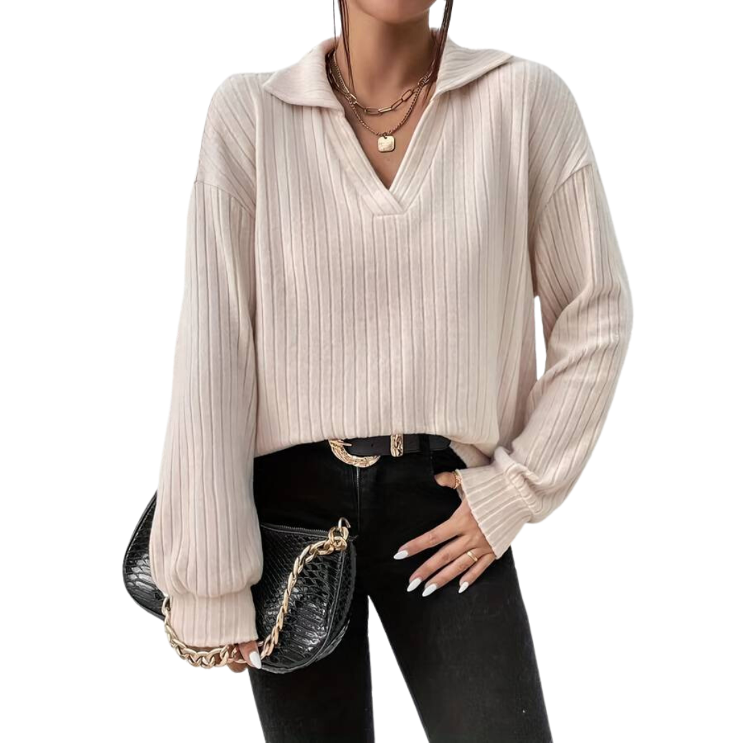 Ollie | Pull à col V Pour Femme | Confortable