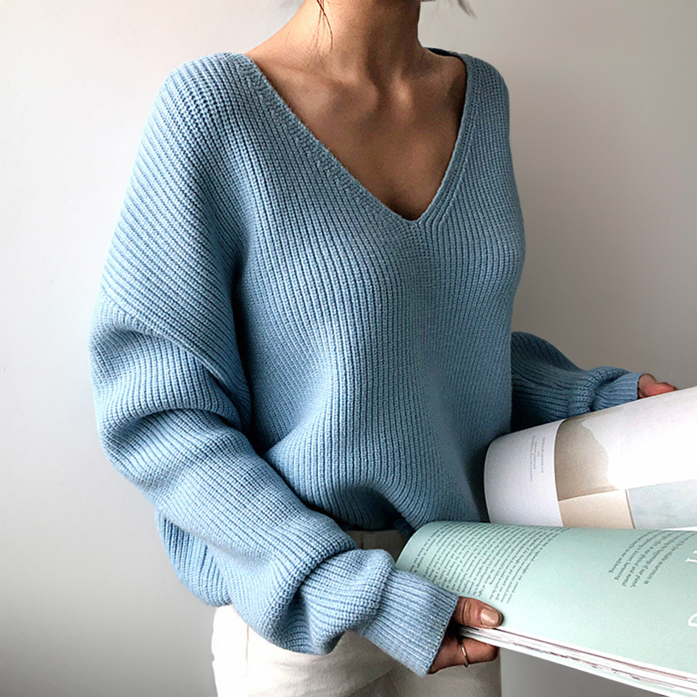 Julia - Pull Doux Tricoté Élégant et Confortable pour l'Automne pour Femmes