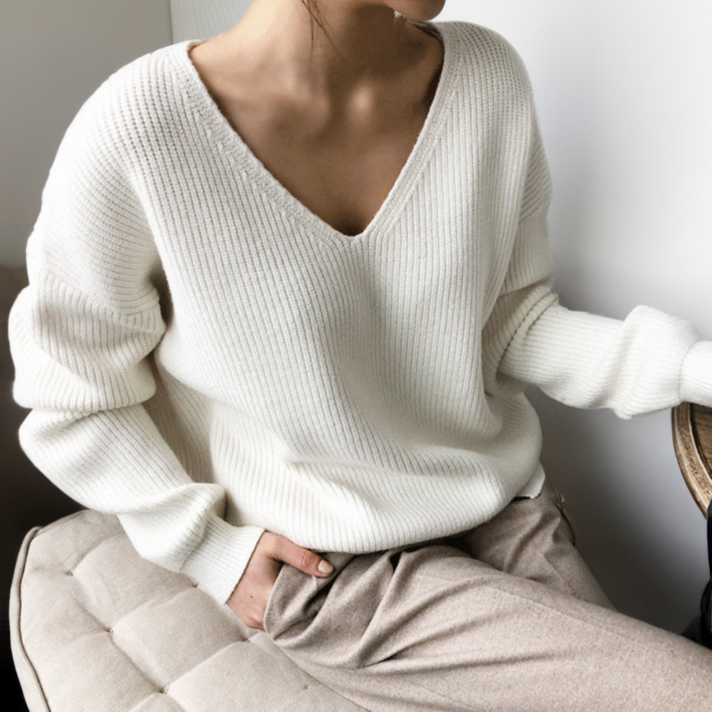 Julia - Pull Doux Tricoté Élégant et Confortable pour l'Automne pour Femmes