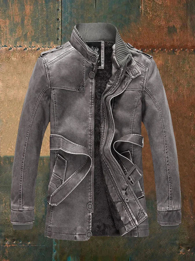 Veste en Cuir Vintage pour Hommes