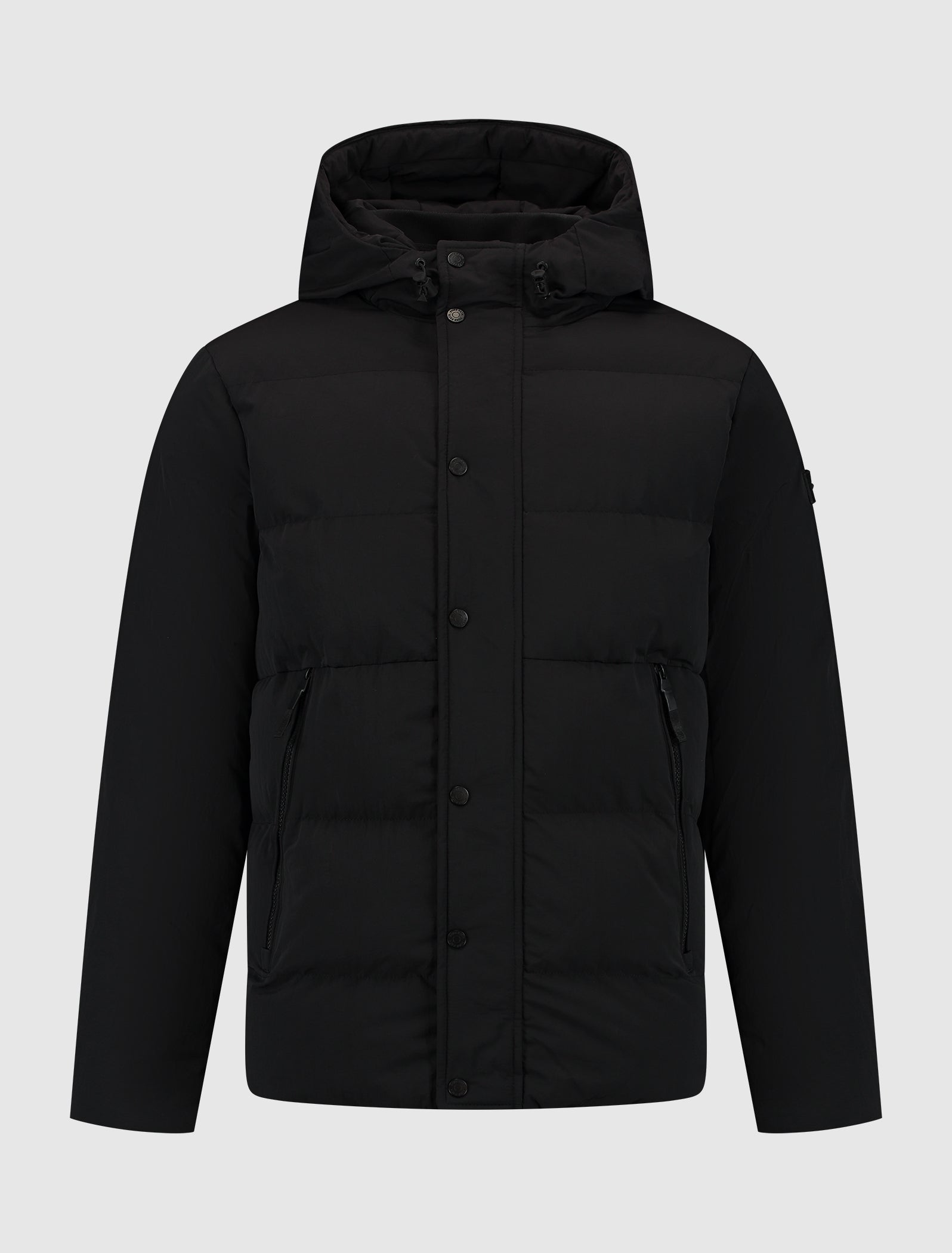 Veste à capuche noire pour hommes Modern Durable