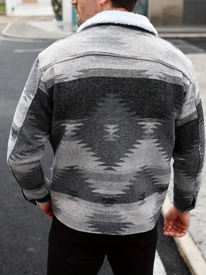 Veste Boutonnée Décontractée pour Hommes