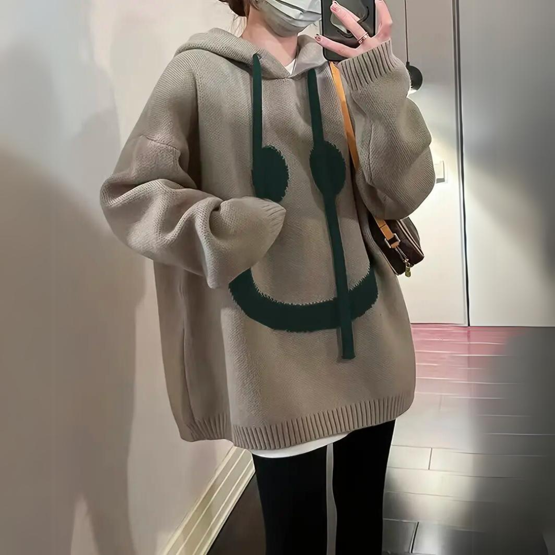 Sweat à Capuche Smiley pour Femmes - Hannah