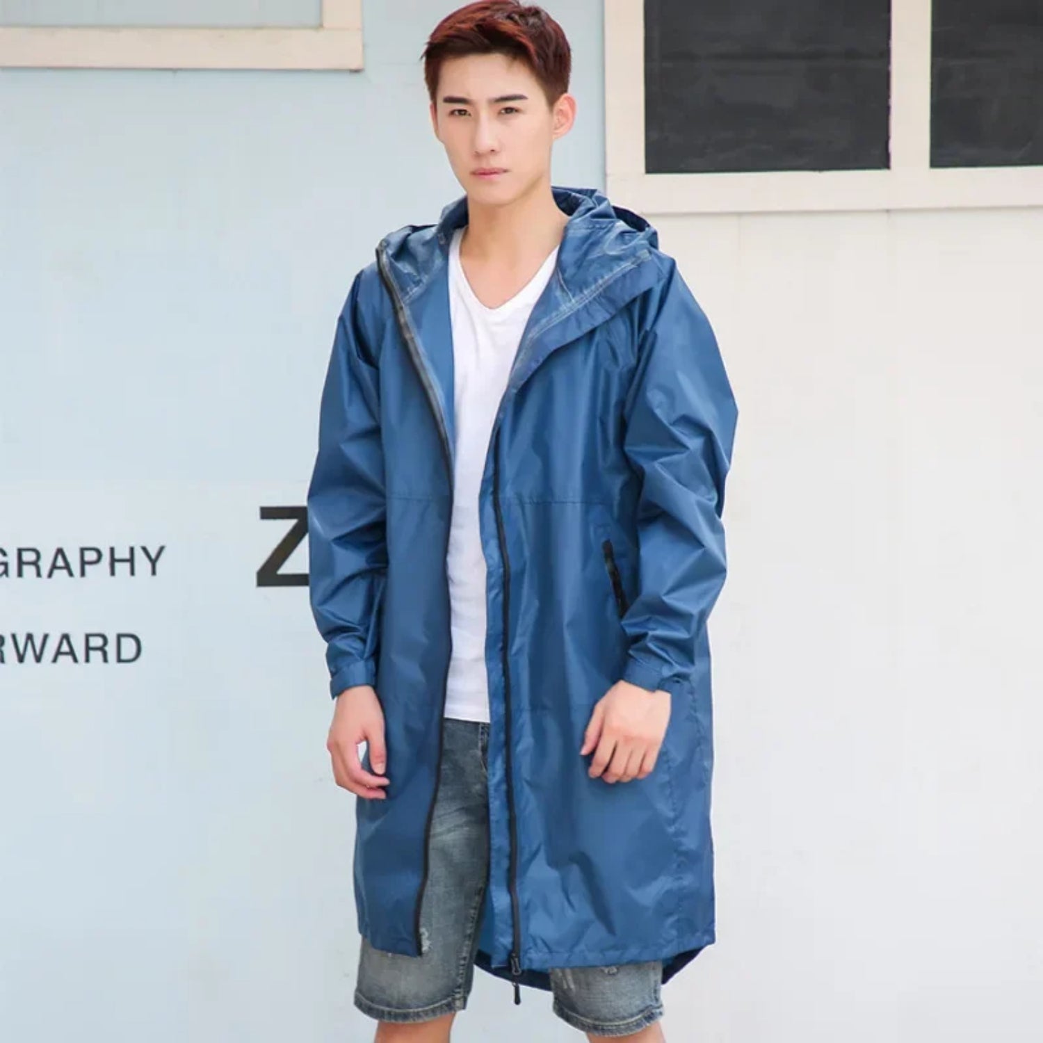 Imperméable Avec Capuche