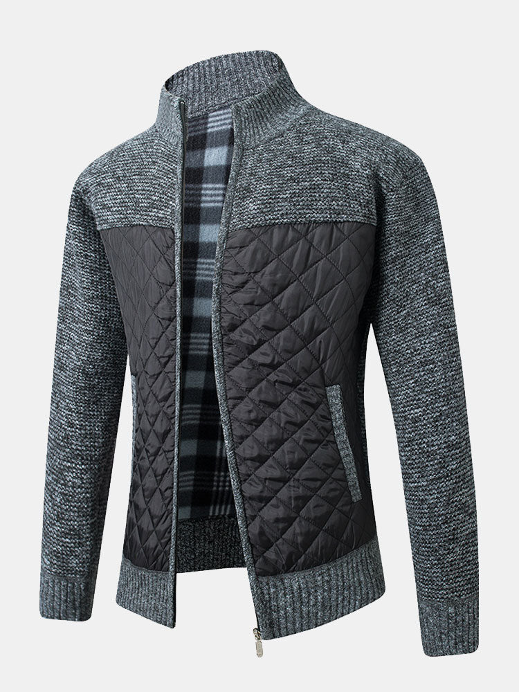 Aries | Veste Matelassée Homme avec Col Montant et Poches Latérales