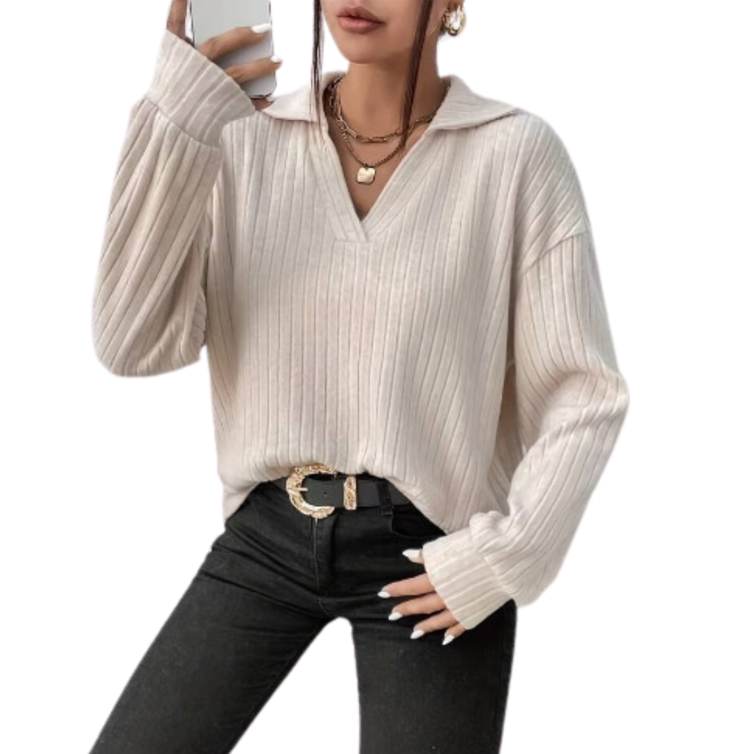 Ollie | Pull à col V Pour Femme | Confortable