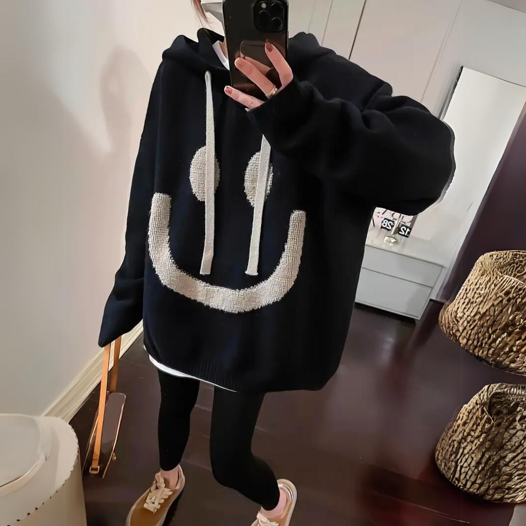 Sweat à Capuche Smiley pour Femmes - Hannah
