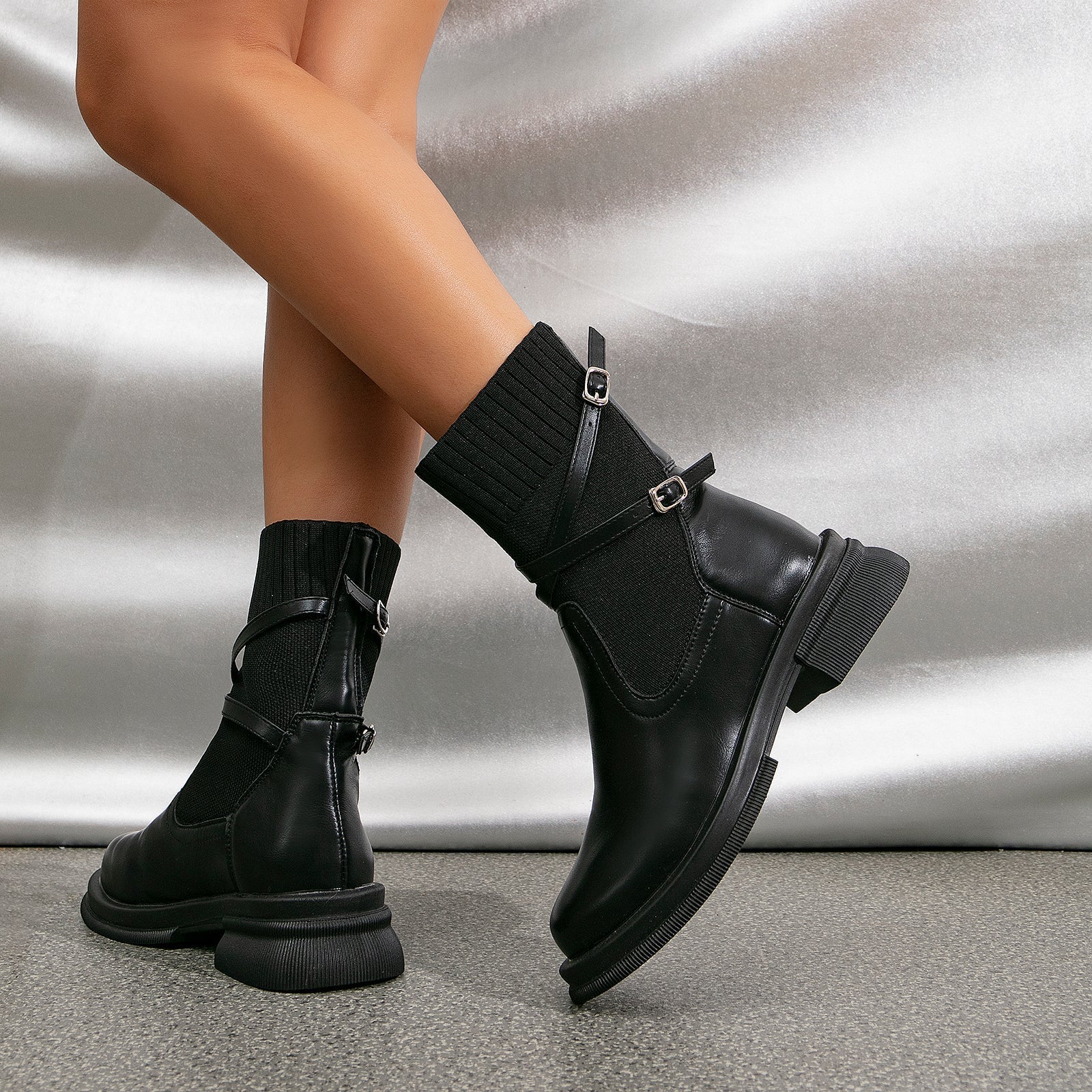 Jana - Bottines Élégantes avec Brides pour Femmes