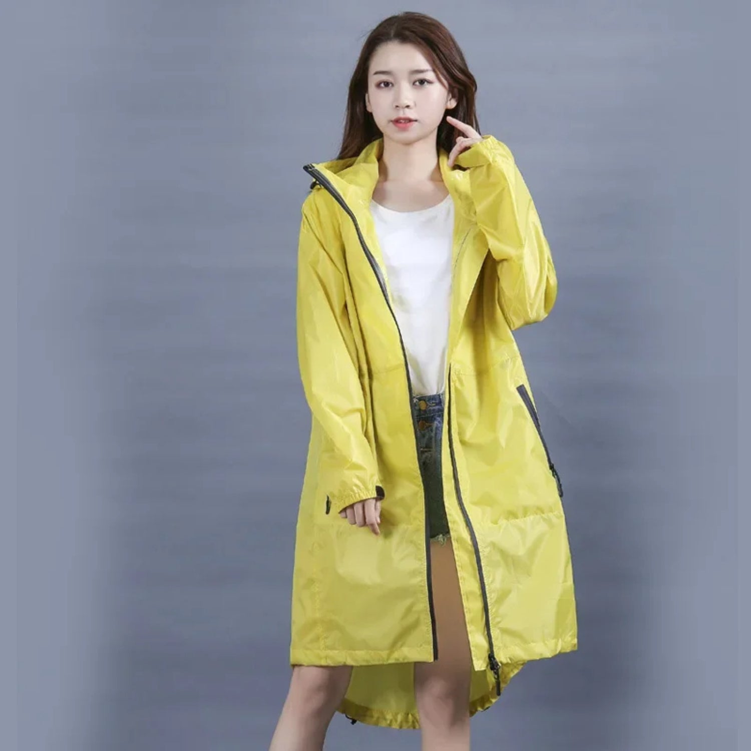Imperméable Avec Capuche