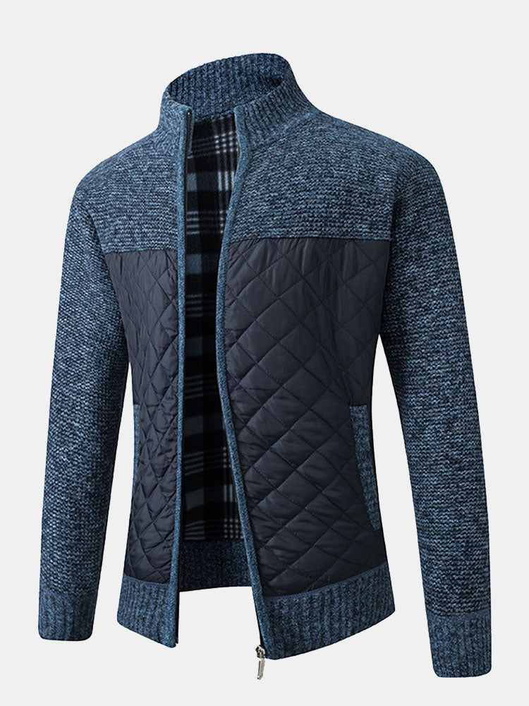 Aries | Veste Matelassée Homme avec Col Montant et Poches Latérales