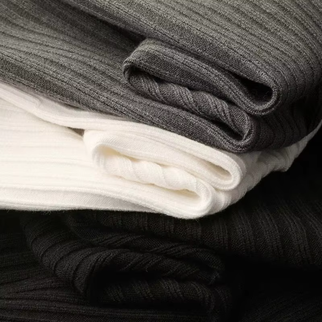 Baptiste - Pull slim fit avec texture côtelée riche, pour un style élégant et moderne