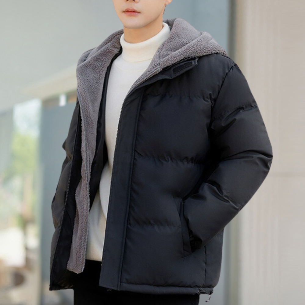 MAUI - Veste d'Hiver à Capuche Chaude pour Hommes