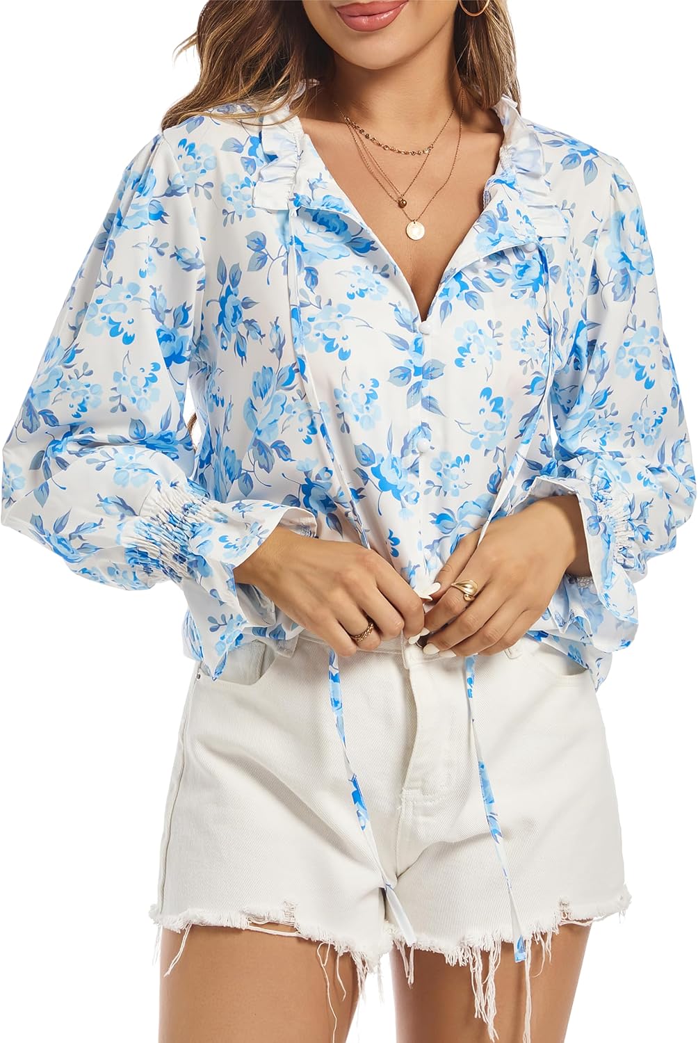 Camille | Blouse fleurie douce