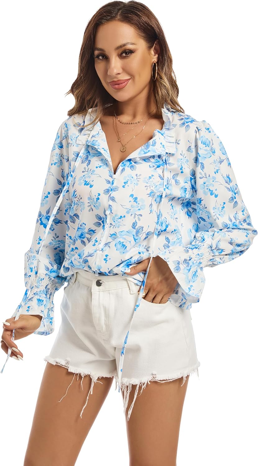 Camille | Blouse fleurie douce