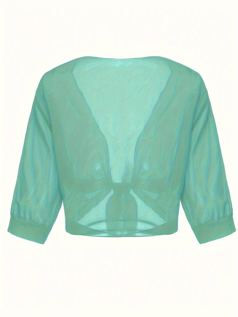 Evangeline | Blouse à Devant Ouvert