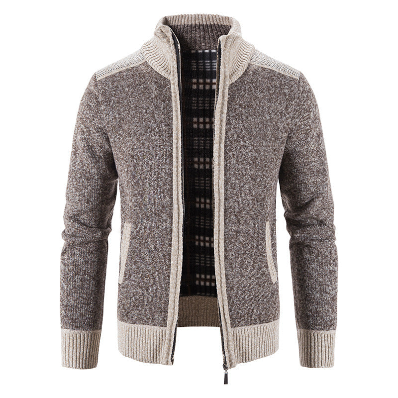 Richard | Pull à Col Montant avec Fermeture Éclair pour Homme