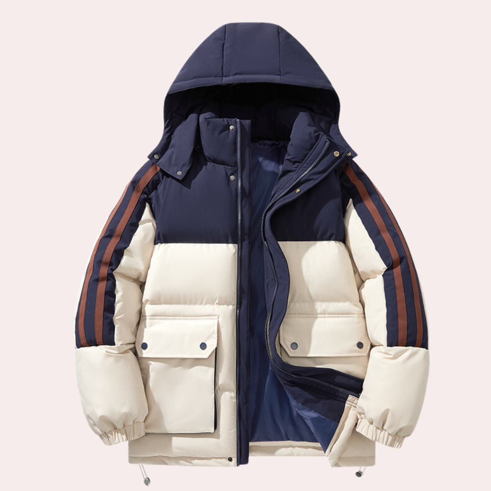 PETER - Veste d'Hiver Matelassée Chaude pour Hommes