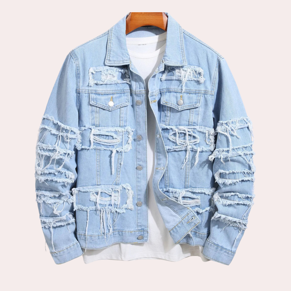 EVAN - Veste en jean toutes saisons pour hommes