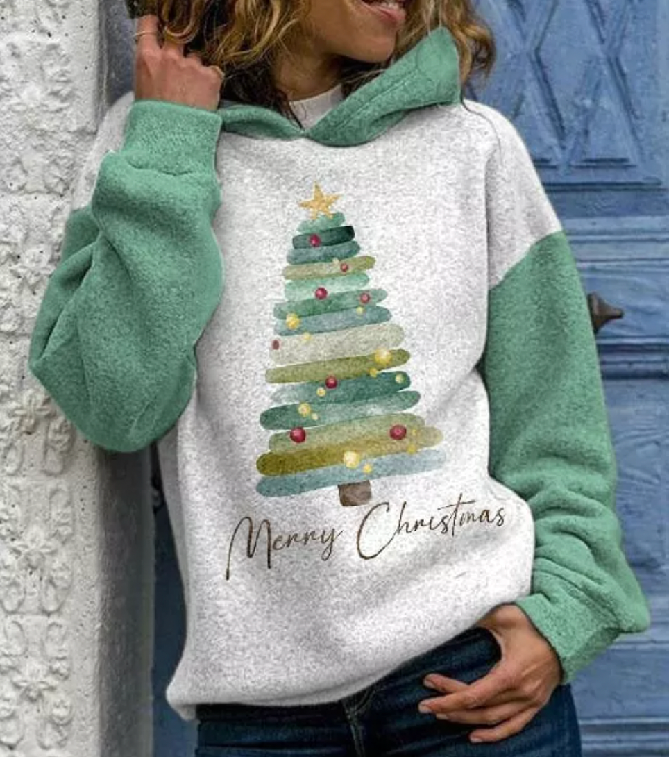 Sweat à capuche de Noël pour Femmes