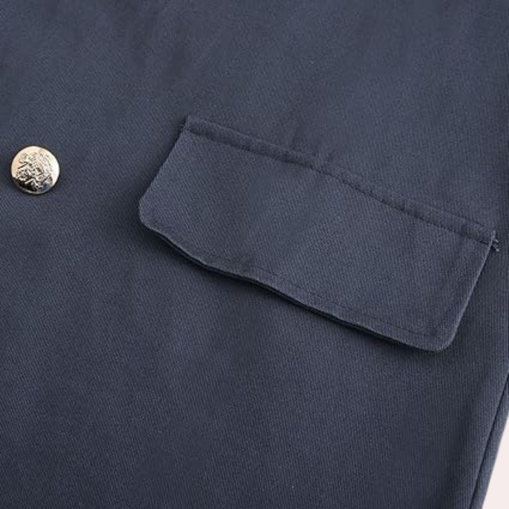 Felicjan - Veste décontractée à double boutonnage pour hommes