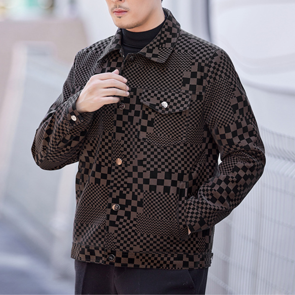 Ghita - Veste Boutonnée Décontractée pour Hommes