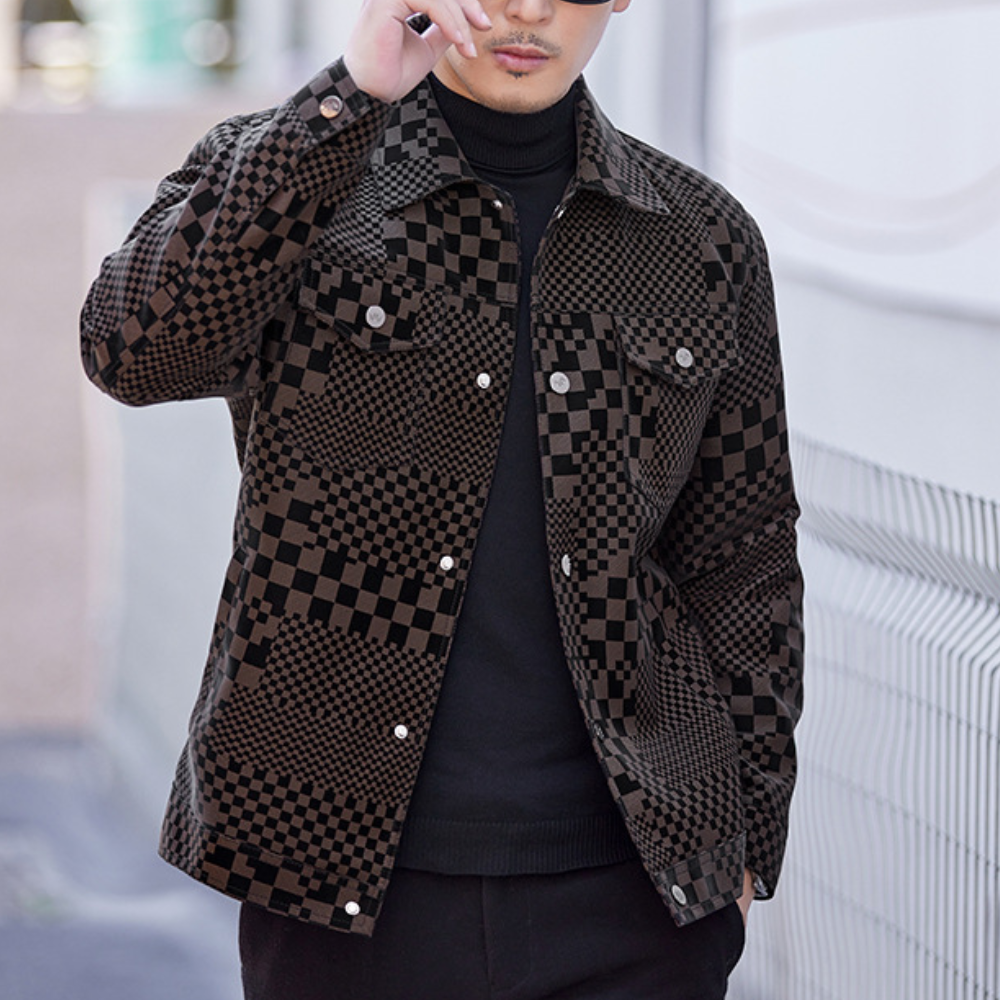 Ghita - Veste Boutonnée Décontractée pour Hommes