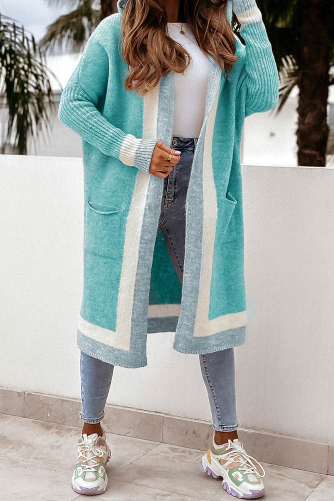Agnèla | Long cardigan en maille doux et élégant