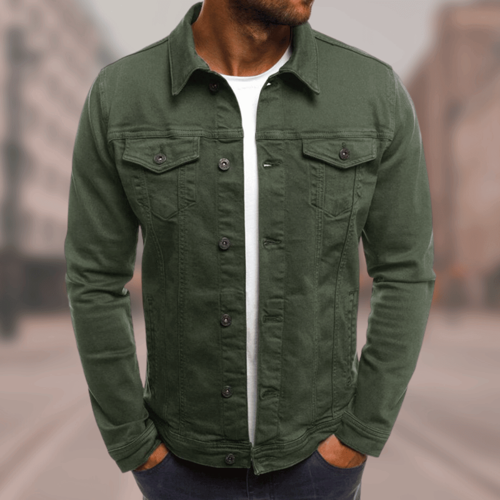 Glenn - Veste en Jean Élégante et Confortable pour Hommes