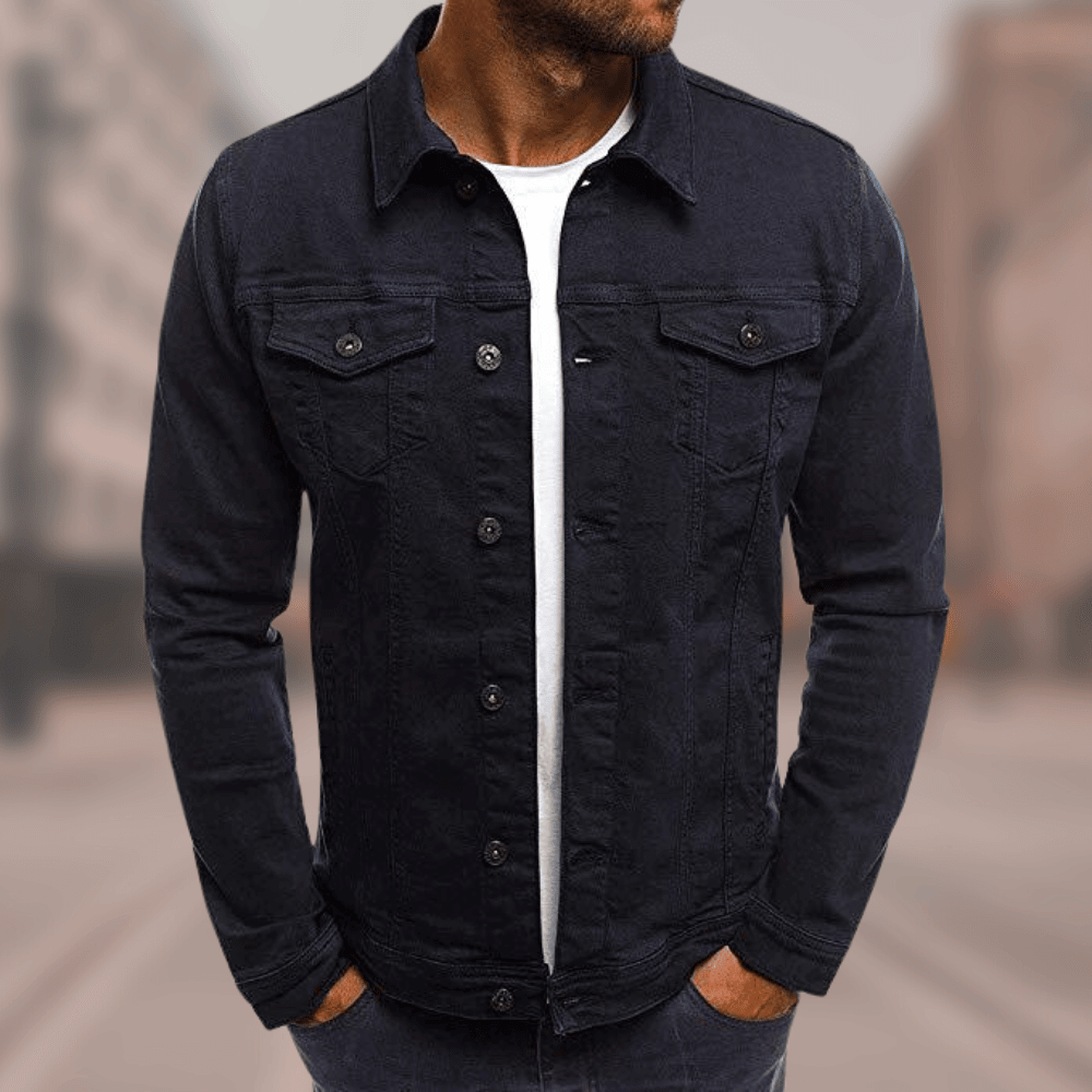 Glenn - Veste en Jean Élégante et Confortable pour Hommes