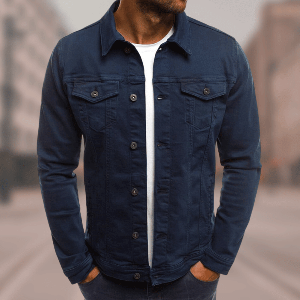 Glenn - Veste en Jean Élégante et Confortable pour Hommes