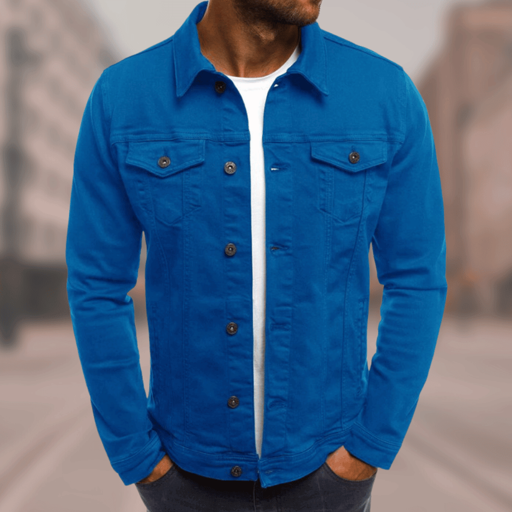 Glenn - Veste en Jean Élégante et Confortable pour Hommes