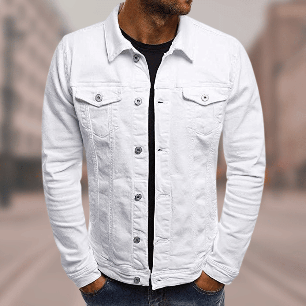 Glenn - Veste en Jean Élégante et Confortable pour Hommes