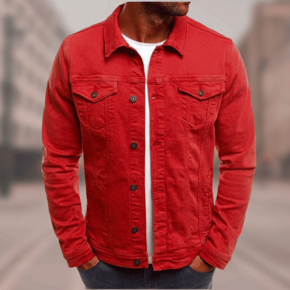 Glenn - Veste en Jean Élégante et Confortable pour Hommes