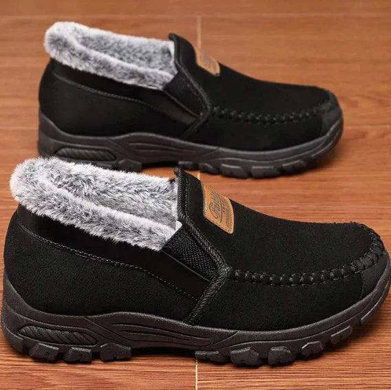 Katelino | Mocassins Homme Doublés en Fausse Fourrure – Chaleur et Élégance au Quotidien