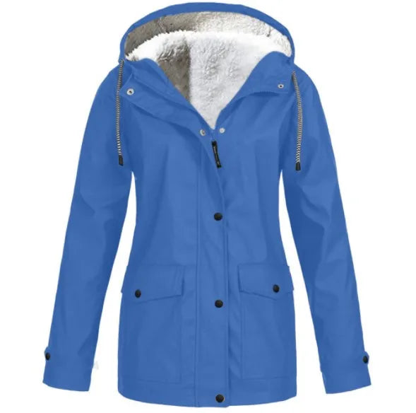 Hannah - Veste Imperméable et Coupe-Vent Doublée en Polaire pour Femmes