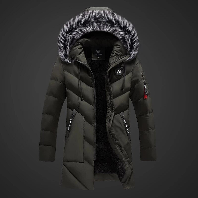 Theo | Veste d'Hiver Matelassée avec Capuche en Fausse Fourrure