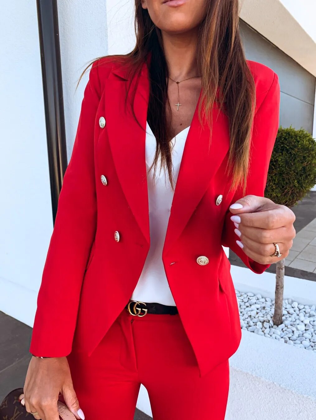 Kaylor - Blazer Style Décontracté avec Capuche pour Femmes