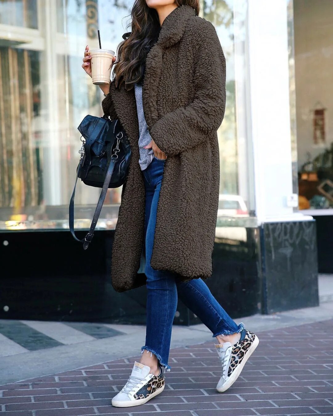 Nina - Veste en Fleece Tendance pour Femmes