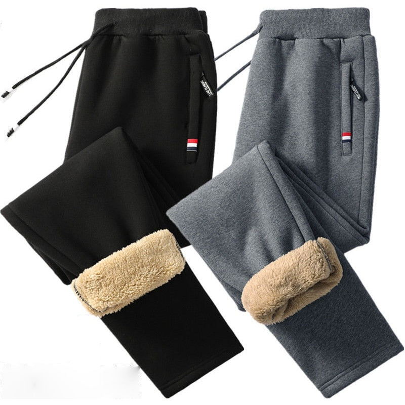 Janssen | Pantalon Chaud pour Homme – Coupe Slim avec Doublure Polaire