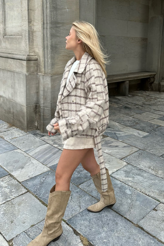 Tini | Trench-Coat Court à Double Boutonnage pour Femmes