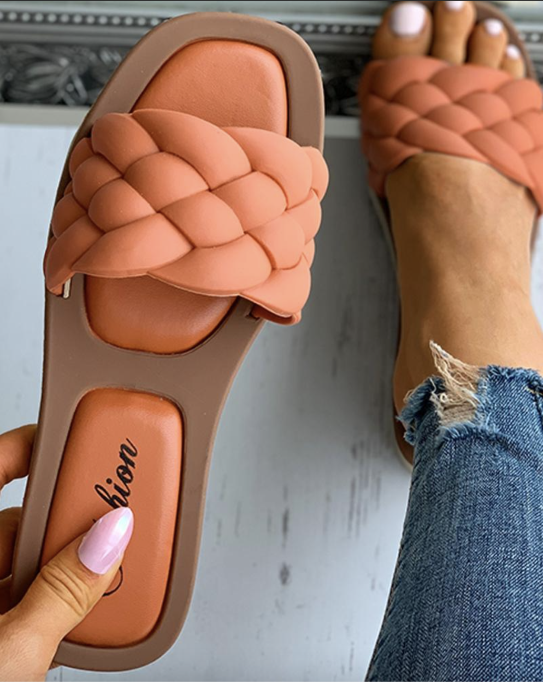 Delphine | Sandales Slippers pour Femmes