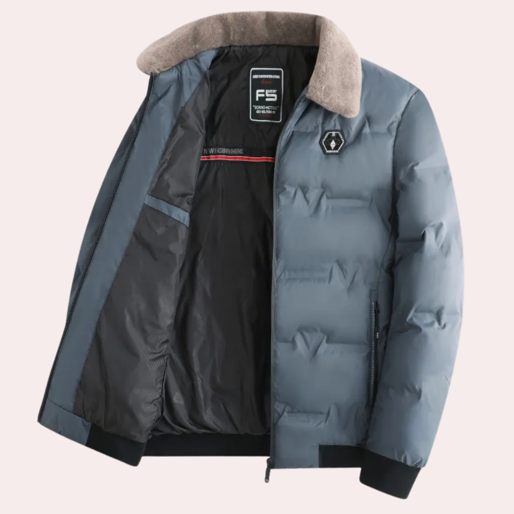 JUSTIN - Veste d'Hiver Chaleureuse pour Hommes
