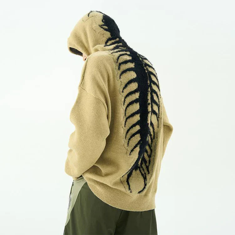 Sweat à Capuche en Tricot pour Hommes