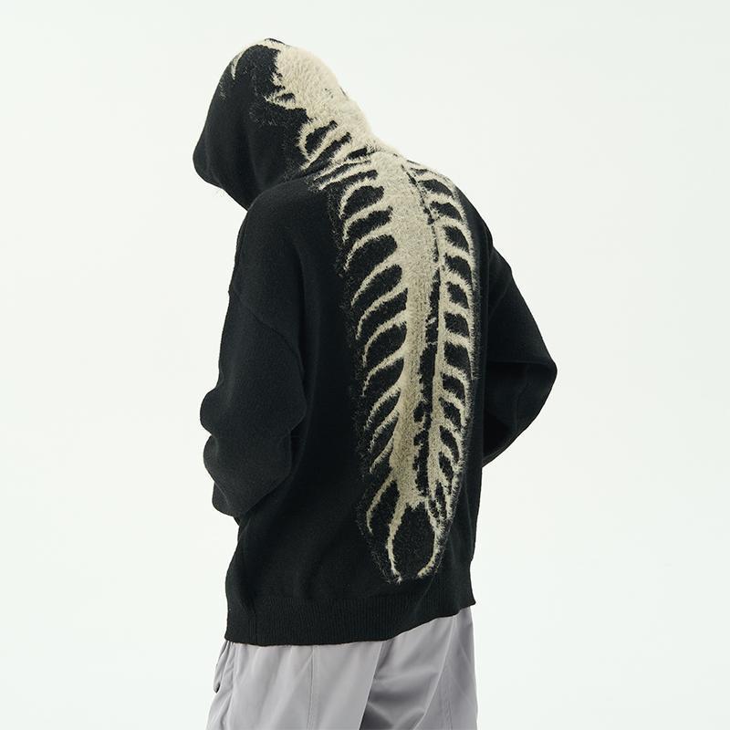 Sweat à Capuche en Tricot pour Hommes