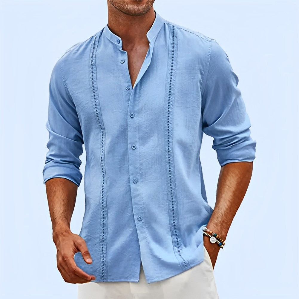 Mathieu | Chemise en Lin Décontractée et Raffinée