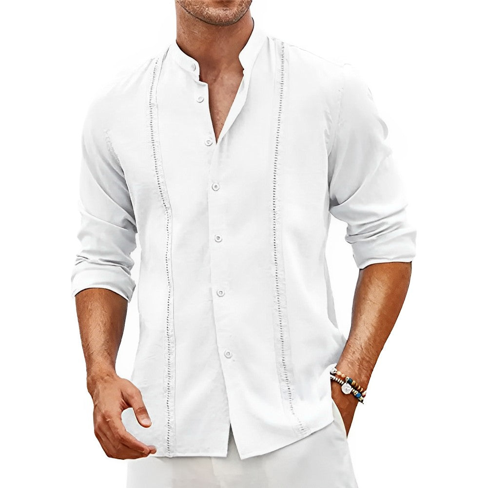 Mathieu | Chemise en Lin Décontractée et Raffinée