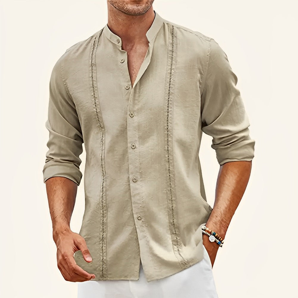 Mathieu | Chemise en Lin Décontractée et Raffinée