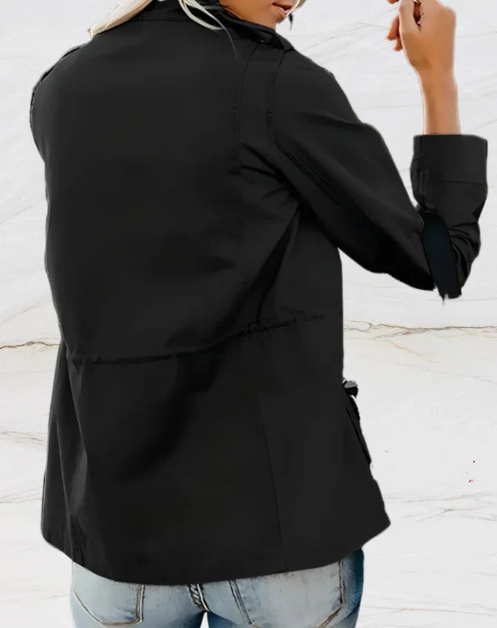 Nina - Veste Stylée à Manches Longues et Quatre Poches pour Femmes